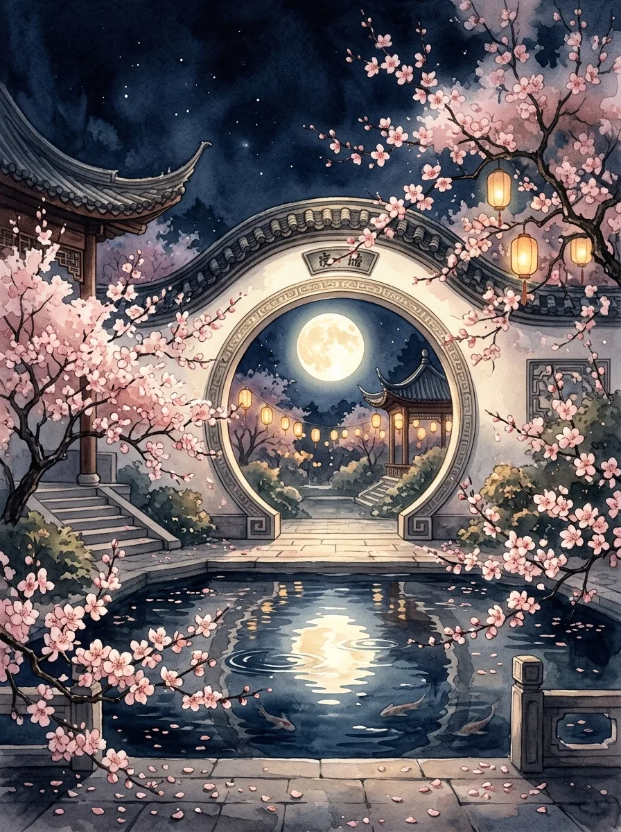 Crane & Moon